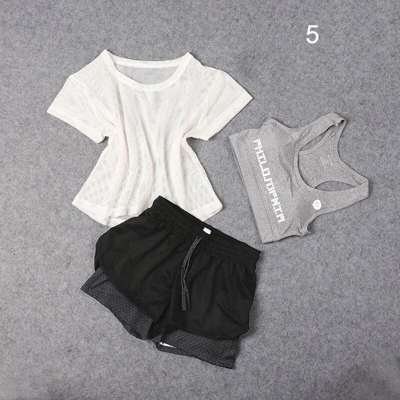 Workout Sports Clothes Athletic Running Yoga Suit Sets