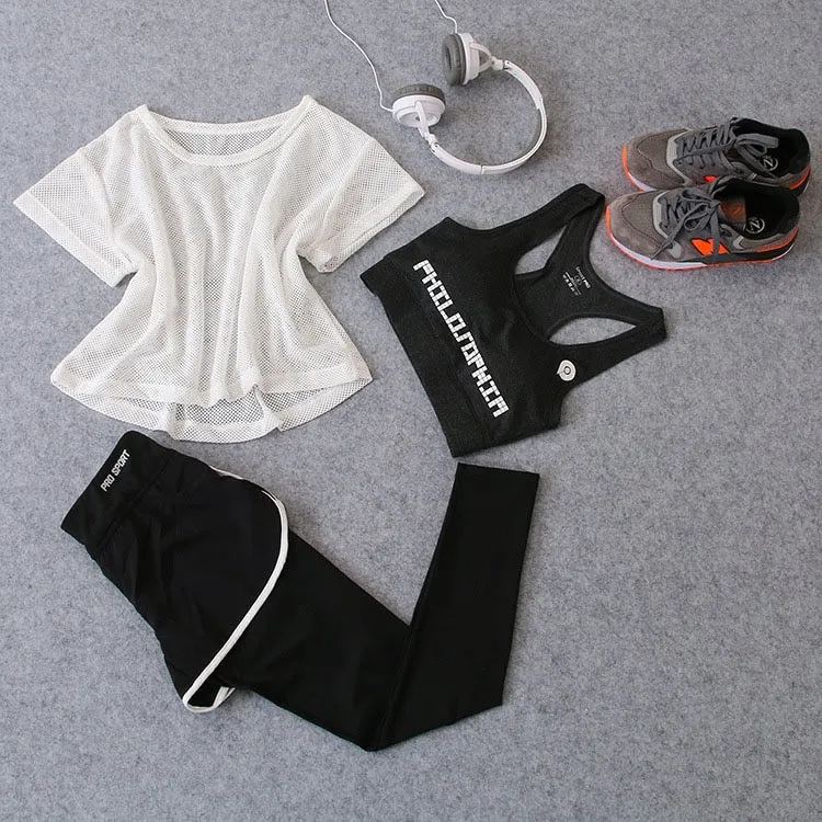 Workout Sports Clothes Athletic Running Yoga Suit Sets