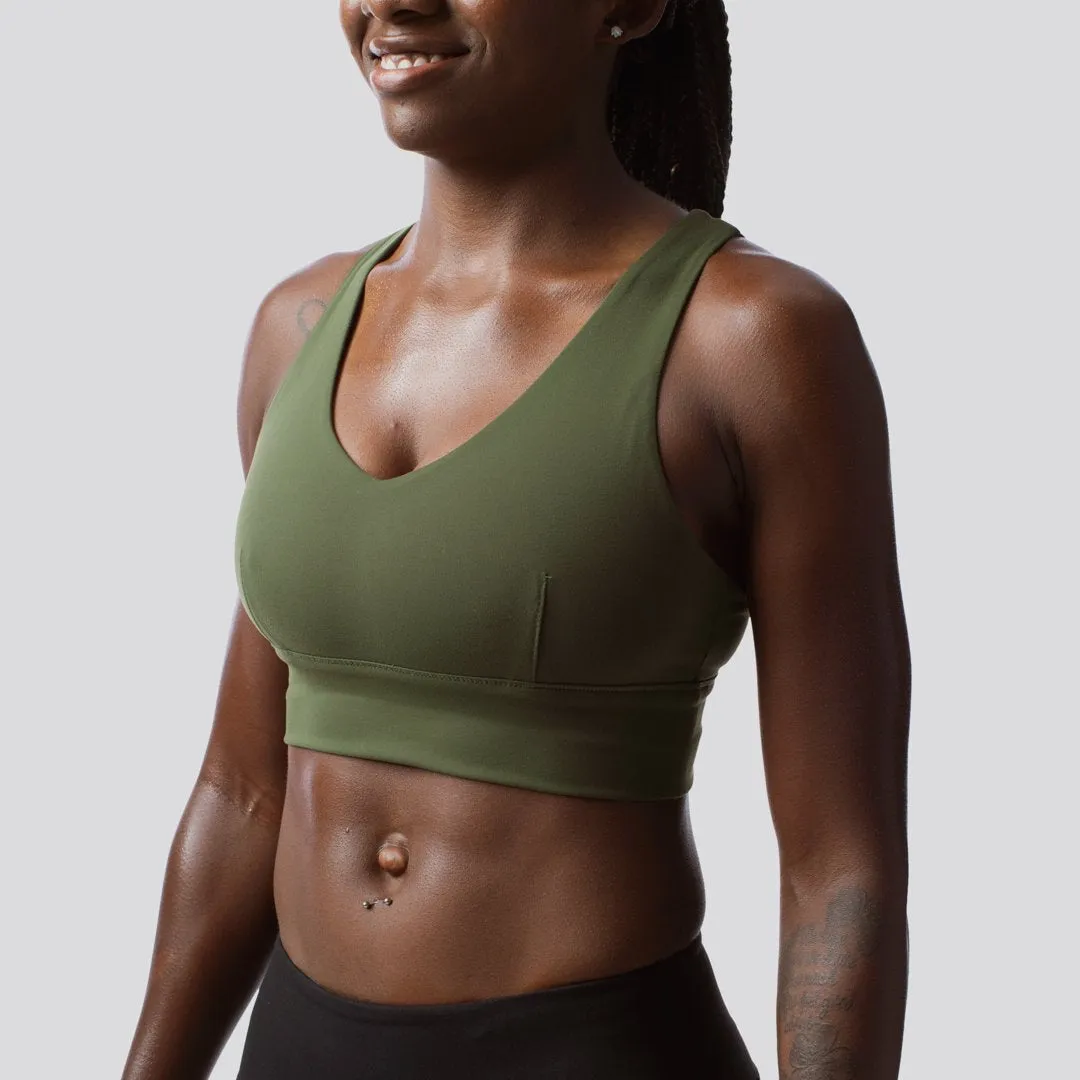 X-Factor Sports Bra (Tactical Green)