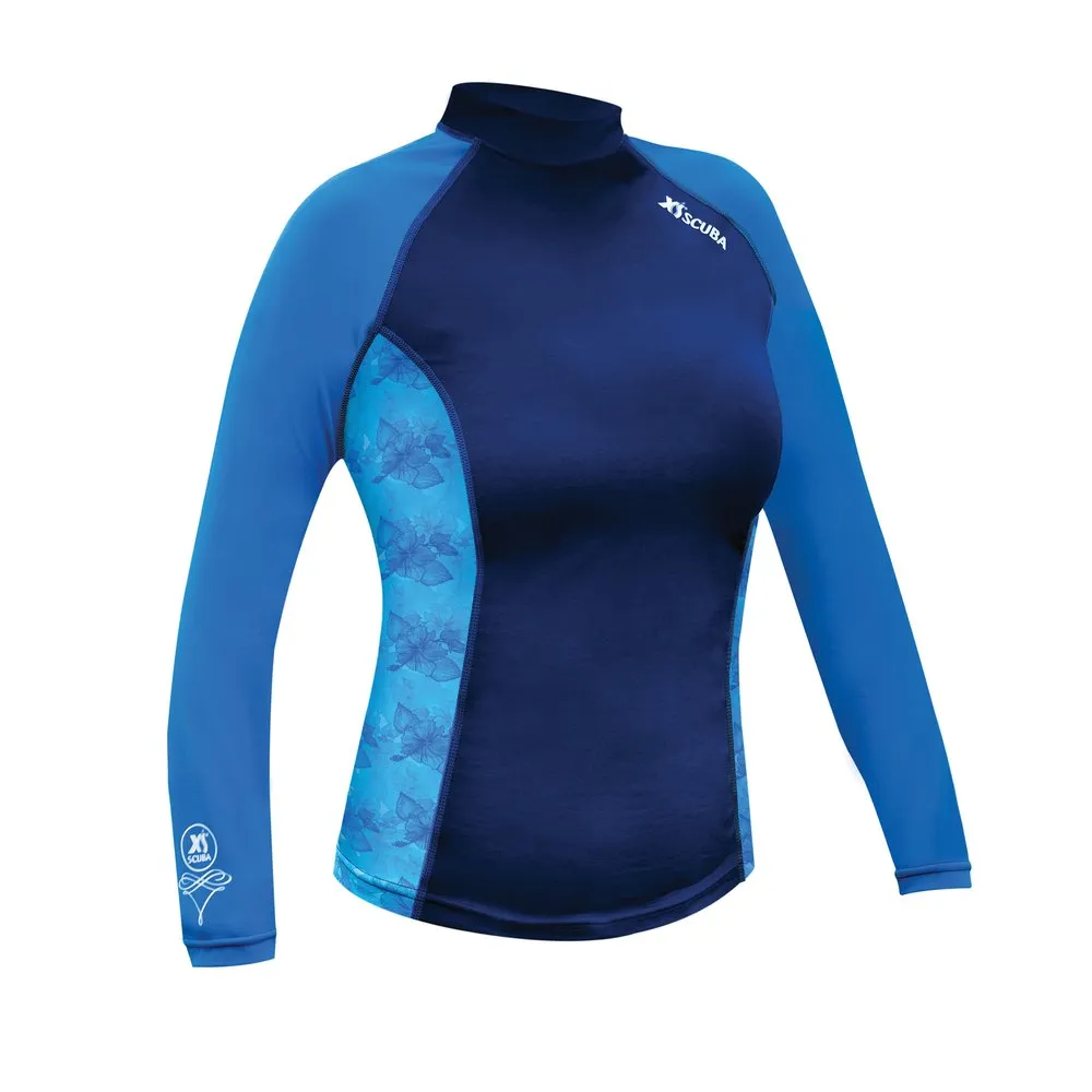 XS Scuba - Women's Hibiscus Rash Guard